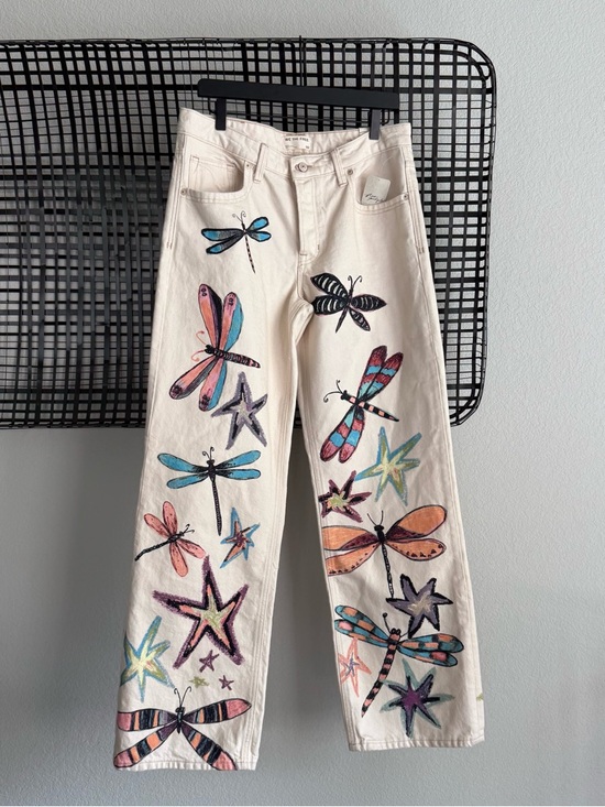 Free People Denim - Free people We The Free Tennessee Low-Rise Illusions Jeans dragonfly